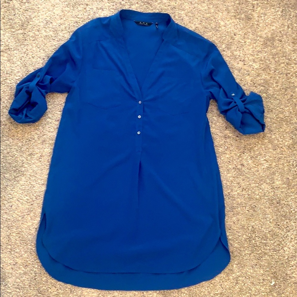 ZOA New York Blue Shirt Dress